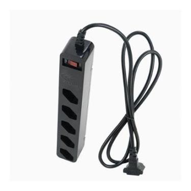 Imagem de Filtro de Linha DPS IClamper, 5 Conexões, Preto - 23459-Unissex