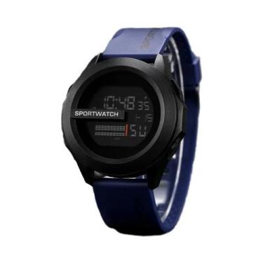 Imagem de Relógio Esportivo Digital De Luxo Masculino À Prova d'Água Com Cronôme