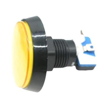 Imagem de Botão Iluminado LED De 60mm 12V Para Máquinas De Fliperama, Lavagem De