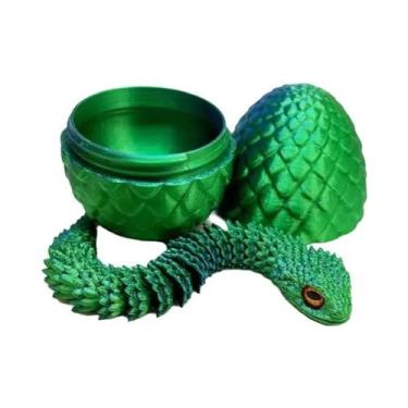 Imagem de Figurinha De Cobra Impressa Em 3D Com Olhos Incríveis, Multiarticulada