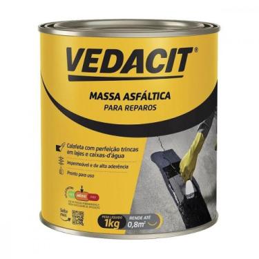 Imagem de Otto Vedacit Massa Asfaltica Carbolastico - 1Kg.