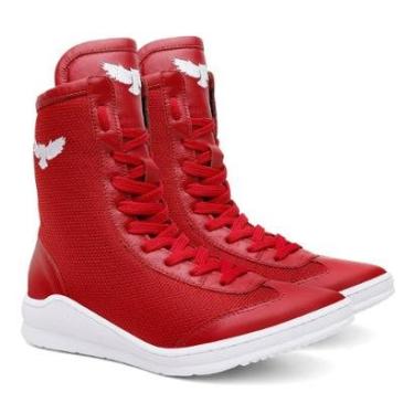 Imagem de Sapatilha de Boxe Unissex Estabilidade Conforto Treino Luta Suporte Segurança-Unissex