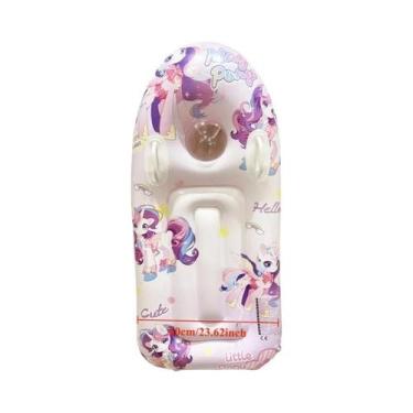 Imagem de Prancha Inflável Para Crianças, Bodyboard Portátil Com Alças, Tapete D