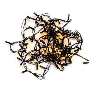 Imagem de Pisca Led DeA 100 Lâmpadas 127V 8 Funções Fio Verde 8m Branco Quente -