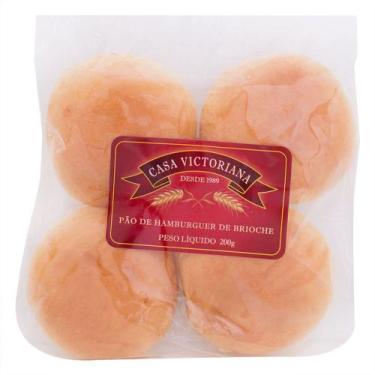 Imagem de Pão de Hambúrguer de Brioche Casa Victoriana 200g