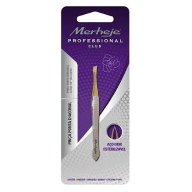 Imagem de Pinça Depilatória Ponta Diagonal Merheje 1 Unidade-Feminino