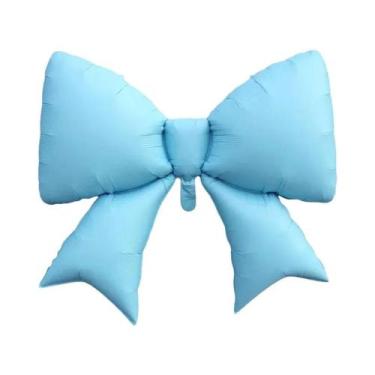 Imagem de Balão De Folha Fosca Listrado Com Laço Para Crianças, Decoração De Fes