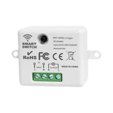 Imagem de Interruptor De Luz Inteligente Sem Fio 433MHz 1/2/3 Gangues 10A 110V 2