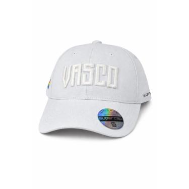 Imagem de Boné Vasco Da Gama Bordado Frontal Supercap Branco-Unissex