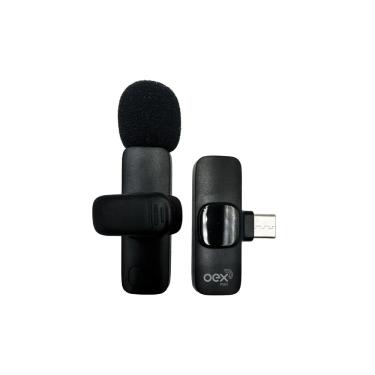 Imagem de Microfone de Lapela Sem Fio Type-C MK306 - OEX