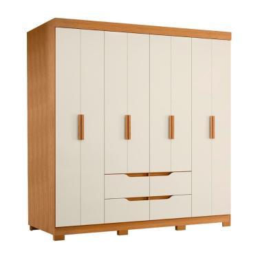 Imagem de Guarda Roupas Casal 8 Portas 4 Gavetas Mirage 