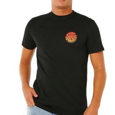 Imagem de Camiseta Rip Curl Wettie Icon Gradient WT26 Masculina-Masculino