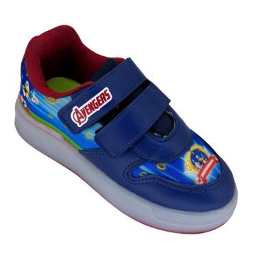 Imagem de Tênis Led Velcro Personagens 2412 - Juvenil-Unissex