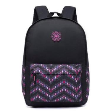 Imagem de Mochila Feminina Resistente Casual Espaçosa Escolar 15 Litros-Feminino