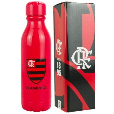 Imagem de Garrafa Plástico Tampa Rosqueável 600ml - Flamengo-Unissex