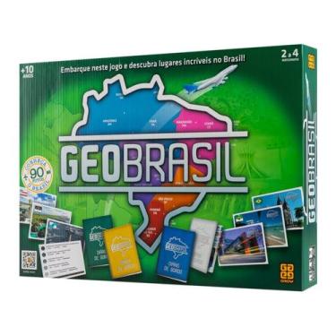 Imagem de Jogo de Tabuleiro - Geobrasil - Grow - 4558