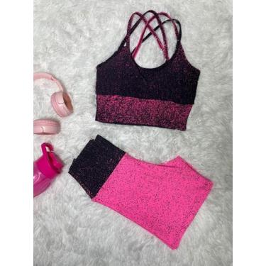 Imagem de Conjunto com detalhe degrade top e short - RANGELS, Pink, G