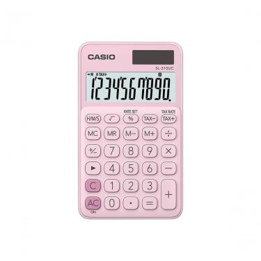 Imagem de Calculadora de Bolso Casio SL-310UC-PK com 10 Dígitos para Uso Diário em Tamanho Compacto Rosa