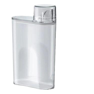 Imagem de Dispenser Multiuso Dispenser Organizador Multiuso Alimentos Limpeza Pote Hermético 2 Litros Copo Medidor em Plástico