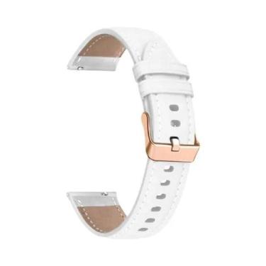 Imagem de Pulseira De Couro De 20mm Para Smartwatch Amazfit GTS 4 2 GTS 3 2E GTR