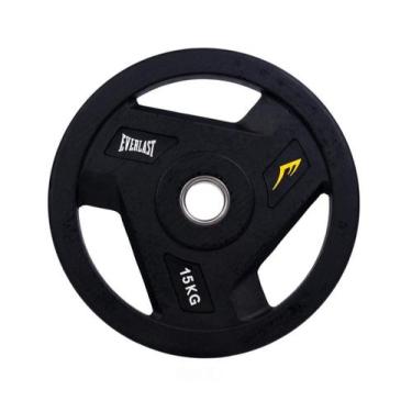 Imagem de Anilha Olímpica de Borracha Everlast 15kg para Treinamento Funcional