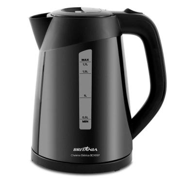 Imagem de Chaleira Elétrica Britânia BCH06P Com 1,7 Litros E Desligamento Automático Preto Bivolt
