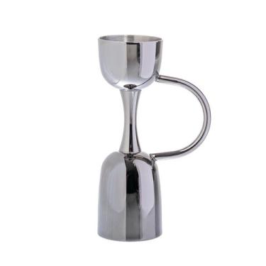 Imagem de Dosador Barplay em aco inox preto 30/50ml -Fracalanza, 3 meses por def