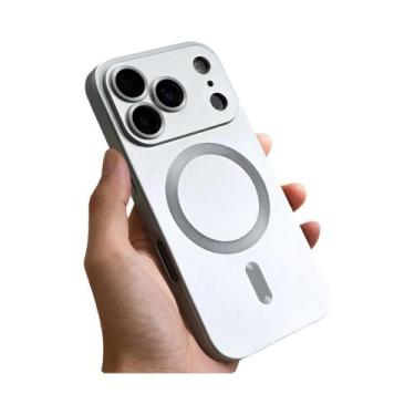 Imagem de Capa Magnética De TPU Macio Com Pintura Metálica Para Carregamento Sem