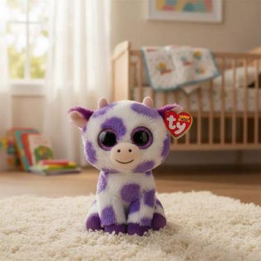 Imagem de Pelúcia Infantil Beanie Boos Macia e Fofa com Olhos Grandes  Ideal par