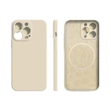 Imagem de Capa De Silicone Magnética Para Carregamento Sem Fio Magsafe Para iPho