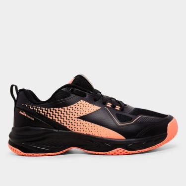 Imagem de Tênis Diadora Shifter, Preto, Laranja, 36