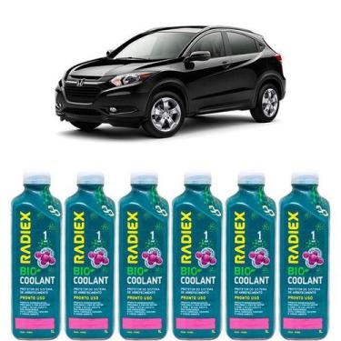 Imagem de Kit aditivo radiador bio coolant pronto para uso rosa - honda hr-v - r