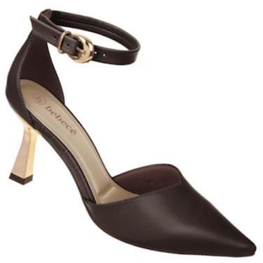 Imagem de Sapato Scarpin Bebece T7041-726 Feminino, Cafe, 36