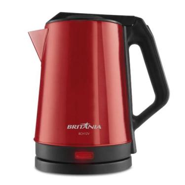 Imagem de Chaleira Elétrica Britânia BCH12V 1,9L 1150W Vermelho Anti Superaqueci