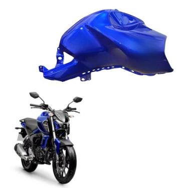 Imagem de Carenagem capa tanque direita azul fazer fz15 abs 2023 2024 original y