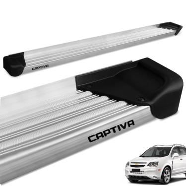 Imagem de Estribo Lateral Captiva 2008 a 2017 Aluminio Natural A3 Gtnox