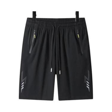 Imagem de Shorts de Corrida Masculino 3XL - Leve, Respirável e Secagem Rápida, X