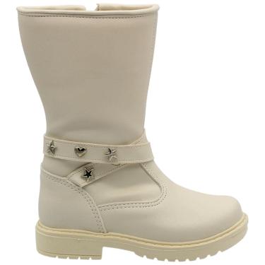 Imagem de Bota Grugui Infantil Baby Cano Médio Apliques  Menina