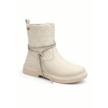 Imagem de Bota Infantil Feminina WorldColors Ana Estilosa Cor Creme Tamanho:31Co
