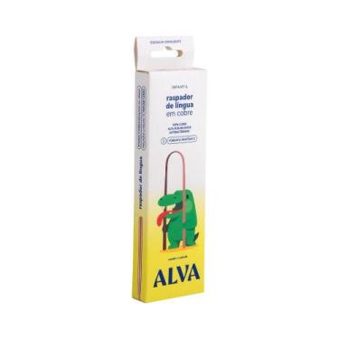 Imagem de Raspador de Lingua de Cobre Infantil - Alva