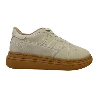 Imagem de Tênis moleca casual ref:5816.101 feminino, Branco off, 33