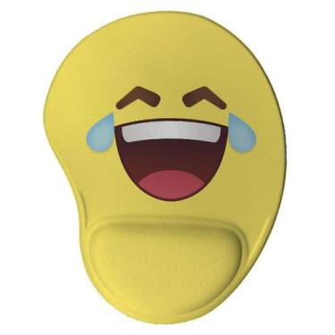 Imagem de Mouse pad Ergonômico Emoji Chorando de rir Presente Criativo - Geek Vi