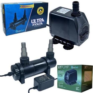 Imagem de Filtro Ultra Violeta 9w Bomba De Água 2000 Lh Lagos Aquários - OCEAN T