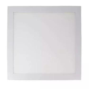 Imagem de Kit 5 Painel Plafon LED 24W Quadrado de Embutir Bivolt 30x30 Alta Ilum