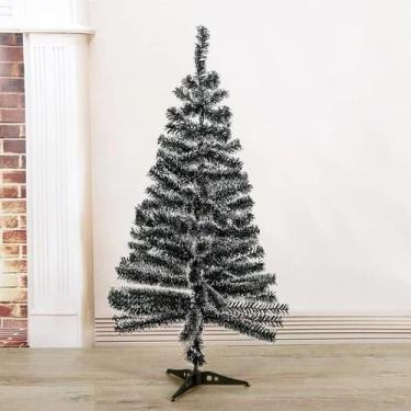 Imagem de Árvore Pinheiro De Natal 90 Galhos Cor Verde Com Neve 90 Cm A0031 - SC