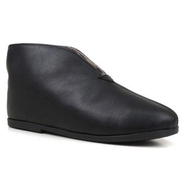 Imagem de Pantufa de couro Forrada em lã natural Curitiba Ref.:454 - Fiero, Rela