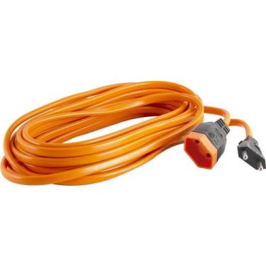 Imagem de Extensão Elétrica Daneva 10 M 2p 20 A Cabo Pp Plano Hardwork Laranja