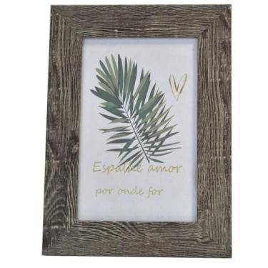 Imagem de Porta Retrato de mesa com Moldura e vidro decorativo casa - WebStore, 