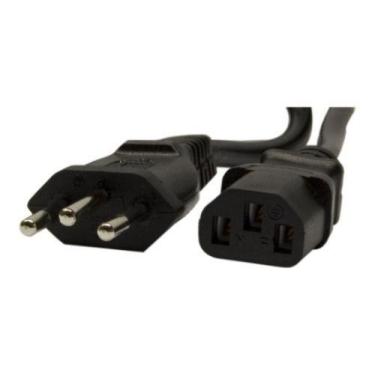 Imagem de Kit Pacote com 10 Cabo De Força Pc Monitor Tripolar - Cable Force