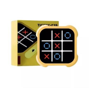 Imagem de Jogo Da Velha 3 Em 1 Compacto E Portátil Console Jogo da Memória Tic T
